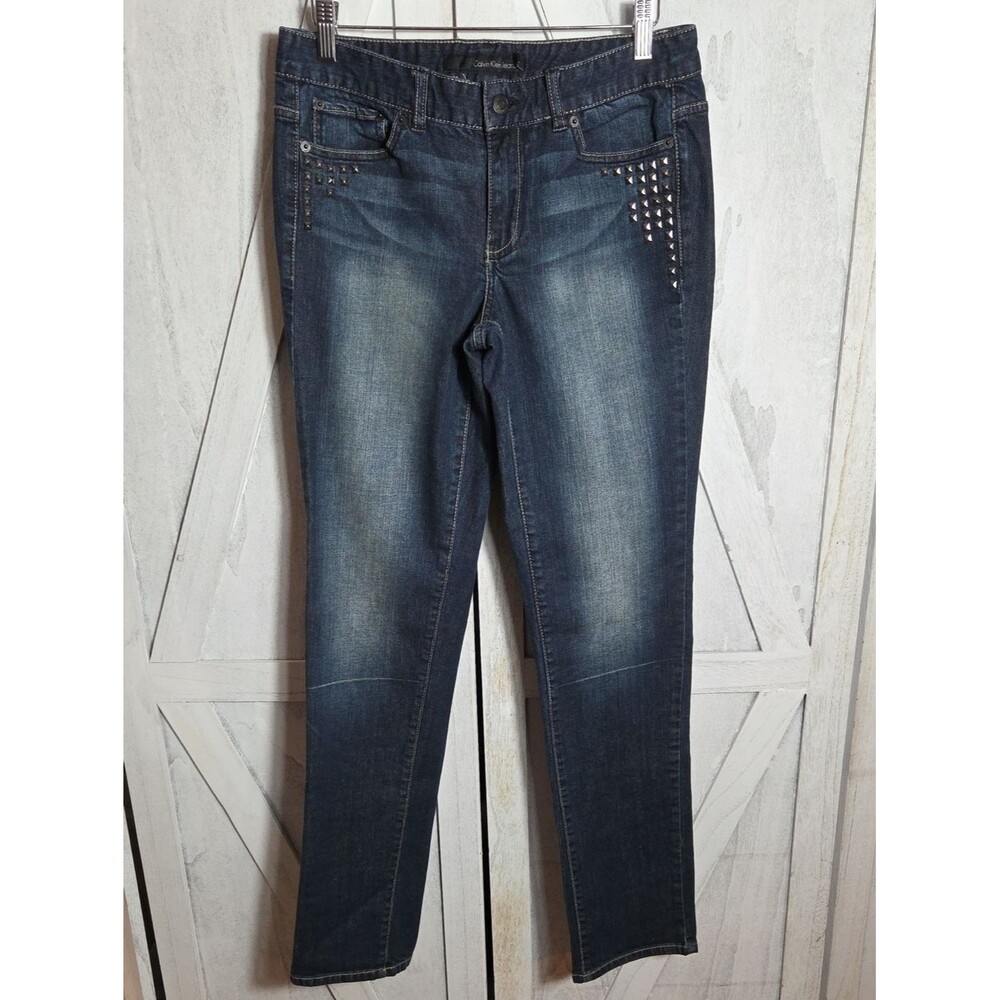 Calvin Klein Jeans Studded Ultimate Skinny Jeans Size 4